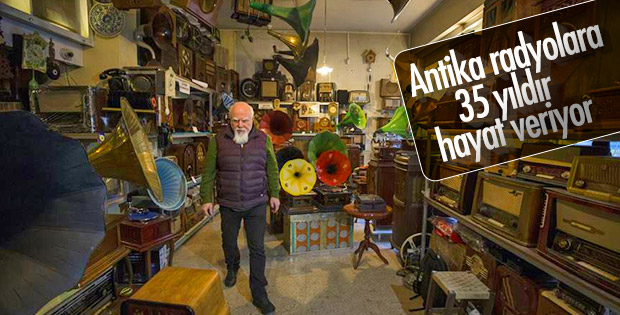 Ankara'da 35 yıldır radyolarla özel bağ kurdu