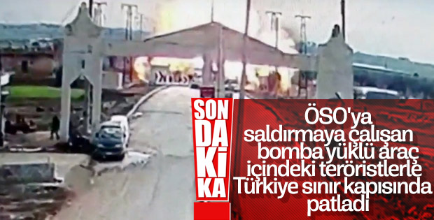 Çobanbey Sınır Kapısı'nda patlama