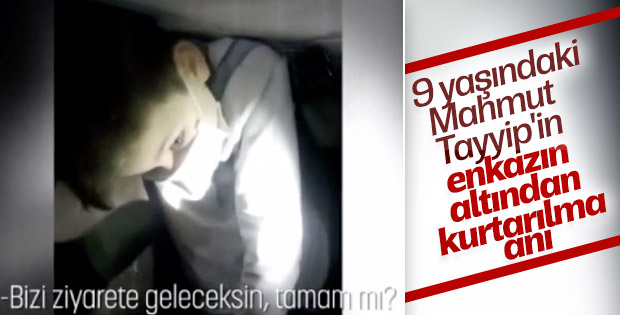 Kartal'daki enkazdan Tayyip Alemdar'ın kurtarılma anları