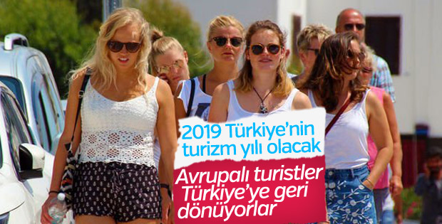 2019'da Avrupalı turistler yeniden Türkiye'de