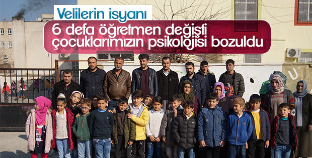 Batman'da velilerden öğretmen sürekli değişiyor tepkisi