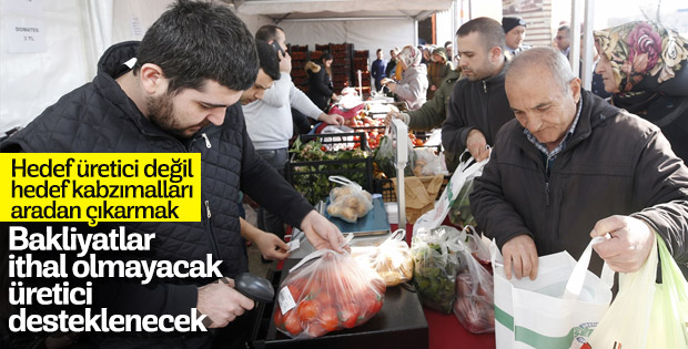 Tanzim noktalarındaki bakliyatlar yerli olacak