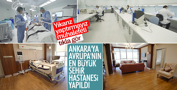 Ankara Şehir Hastanesi hasta kabulüne başladı