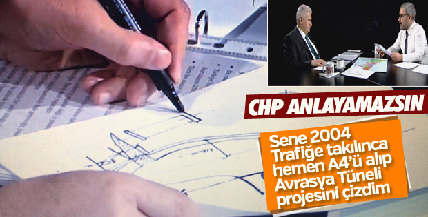 Yıldırım, Avrasya Tüneli’nin fikir aşamasını anlattı