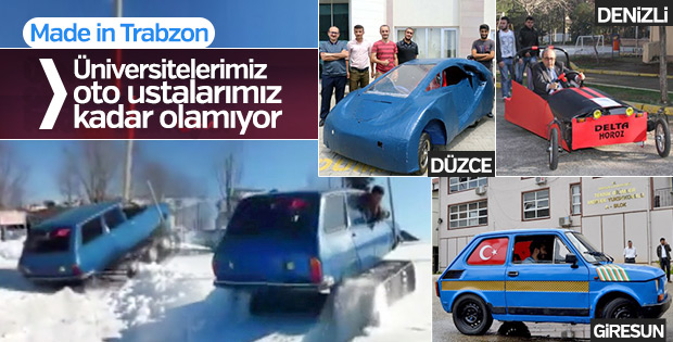 77 model Toros'u paletli kar aracına dönüştürdüler