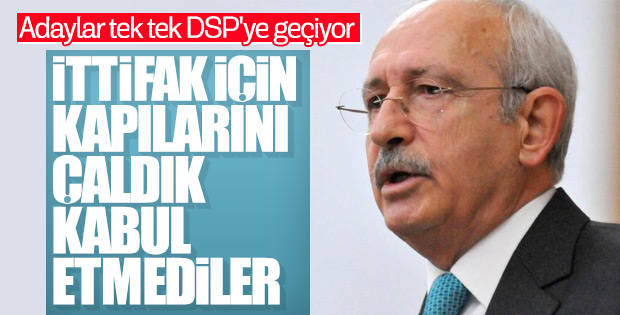 Kılıçdaroğlu'ndan DSP'ye geçenlere mesaj