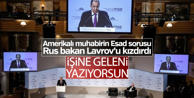 Lavrov’dan Washington Post muhabirine: Ne istersen yaz