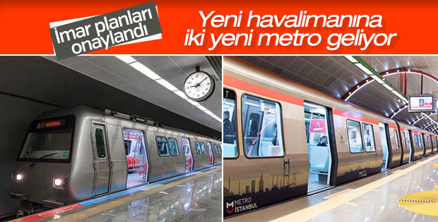 İki metro hattının daha imar planı onaylandı