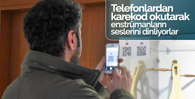 Müzik Müzesi'nde karekod okutma dönemi