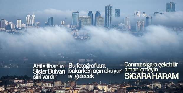 İstanbul'da yoğun sis