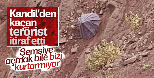 Teslim olan PKK'lı örgütteki çözülmeyi itiraf etti