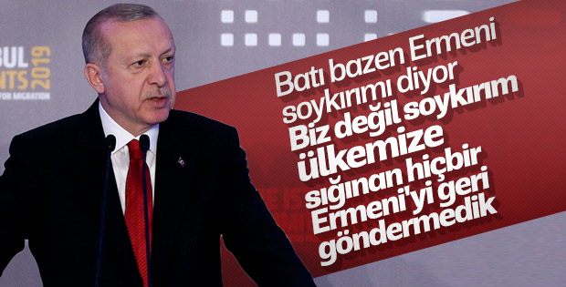 Cumhurbaşkanı Erdoğan: Bu millet hiçbir zaman soykırımda bulunmamıştır