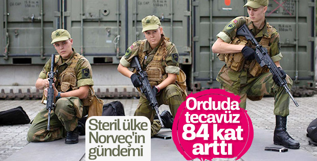 Norveç ordusunda tecavüz vakaları bildirilenden fazla
