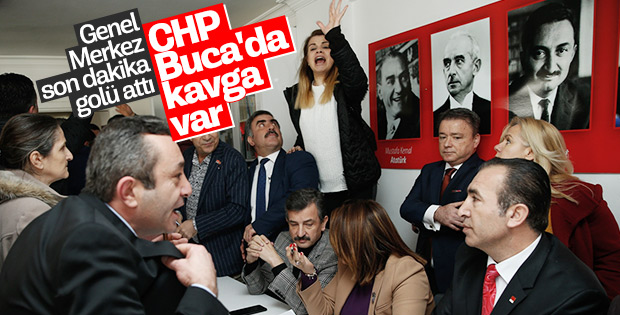 CHP Buca İlçe Başkanlığı'nda gerginlik