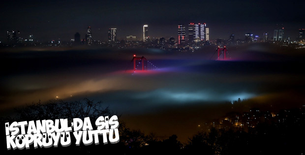 İstanbul sis altında