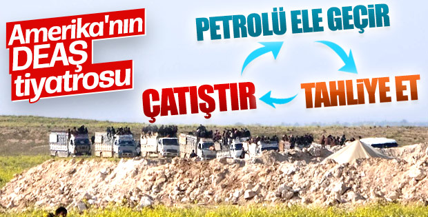 ABD'nin Suriye oyunu: DEAŞ'lıları yolla petrole çök