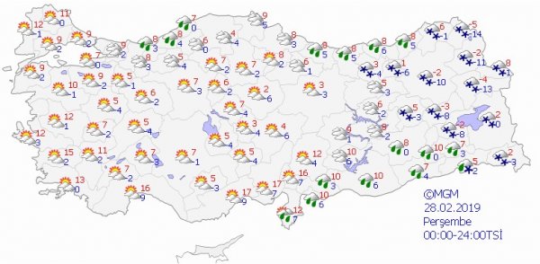 5 günlük hava raporu: Kar İstanbul'u terk edecek
