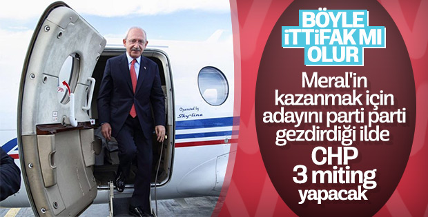 Kemal Kılıçdaroğlu Mersin'de 3 miting yapacak