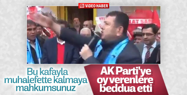 CHP'den seçmene hakaret