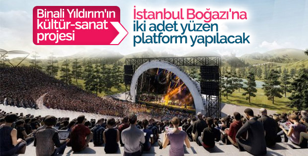 İstanbul Boğazı'na yüzen sahneler geliyor
