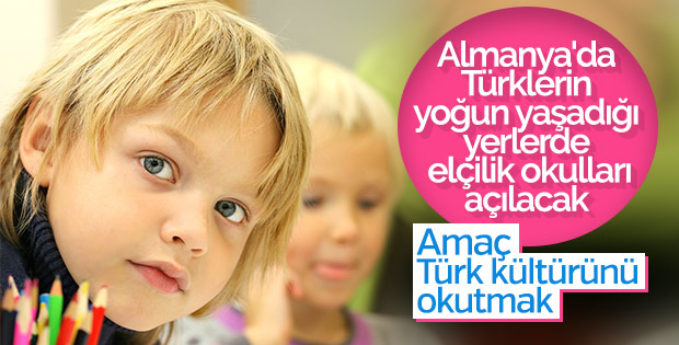 Almanya'da elçilik okulları açma hedefi