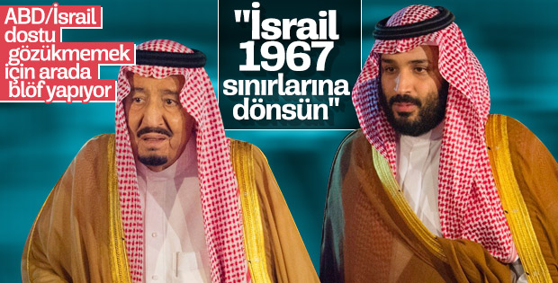Suudi Arabistan şok Filistin çıkışı yaptı