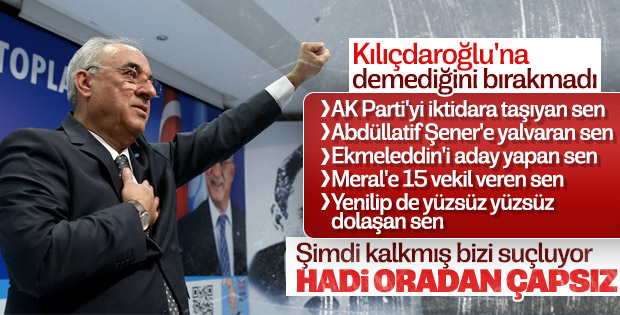 DSP Lideri Aksakal'dan CHP'ye: Hadi oradan çapsızlar