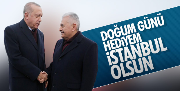 Binali Yıldırım, Cumhurbaşkanı Erdoğan’ın doğum gününü kutladı