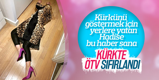 Bazı kürklerde ÖTV sıfırlandı