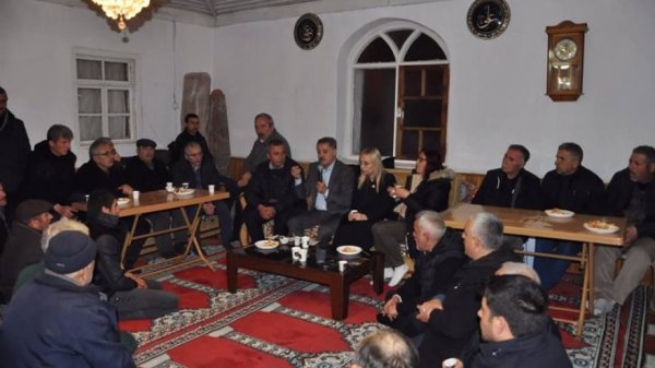 CHP'li aday camide seçim toplantısı yaptı
