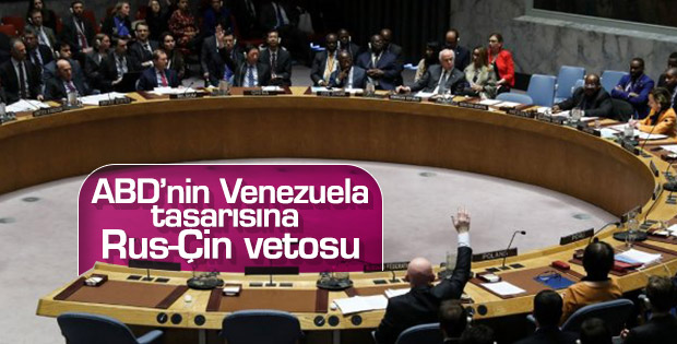 ABD'nin Venezuela tasarısı BM'de veto yedi