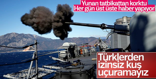Mavi Vatan tatbikatı Yunanistan'ı korkutuyor