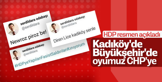 HDP'li yönetici: Seçmenimiz Kadıköy'de CHP'ye oy verecek