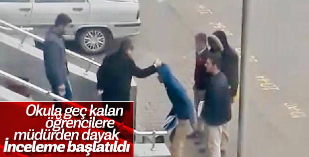 Şanlıurfa'da okul müdüründen öğrencilere dayak