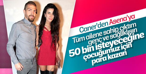 Caner Erkin Asena Atalay'ın nafaka talebine kızdı