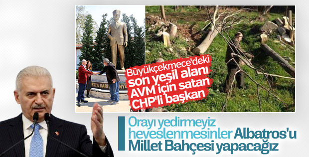 Albatros Parkı millet bahçesi olacak