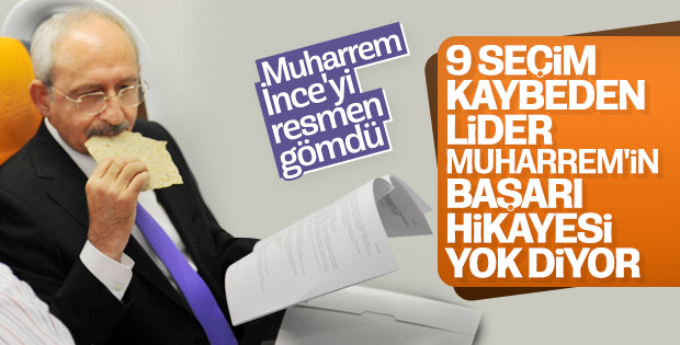 Kılıçdaroğlu: Muharrem İnce'nin başarı hikayesi yok