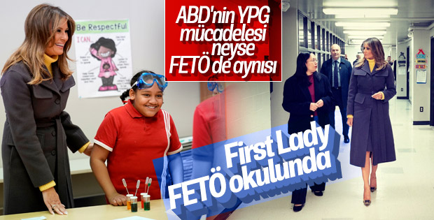 Melania Trump FETÖ okulunu ziyaret etti