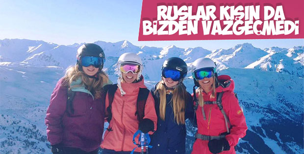 Türkiye’nin kışı Ruslar için tatil