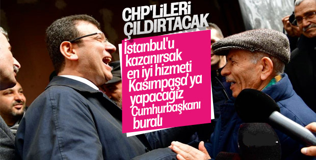 İmamoğlu: En iyi hizmeti Kasımpaşa'ya yapacağız