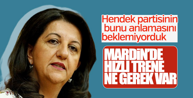 HDP hızlı trene de karşı