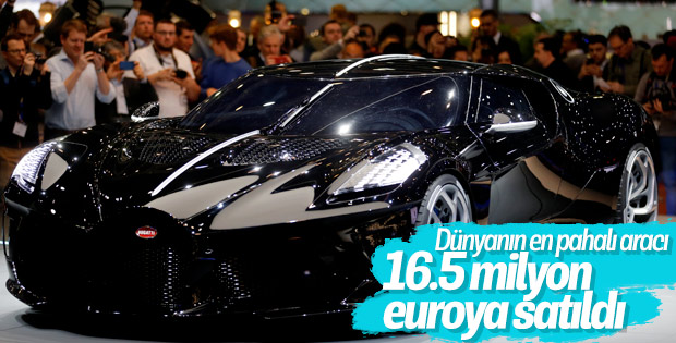 Dünyanın en pahalı aracı tanıtıldı