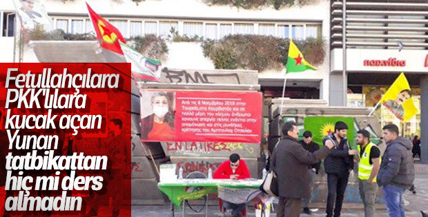 Yunanistan'da terör propagandası