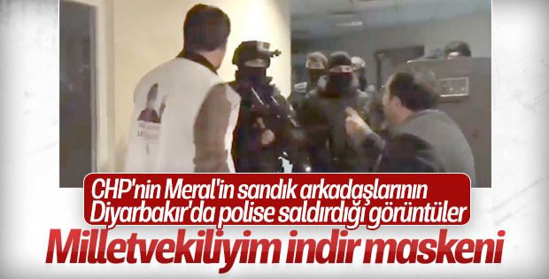 HDP'li vekiller polise saldırdı