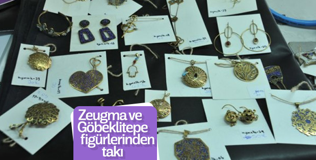 Zeugma ve Göbeklitepe figürleri takı oluyor