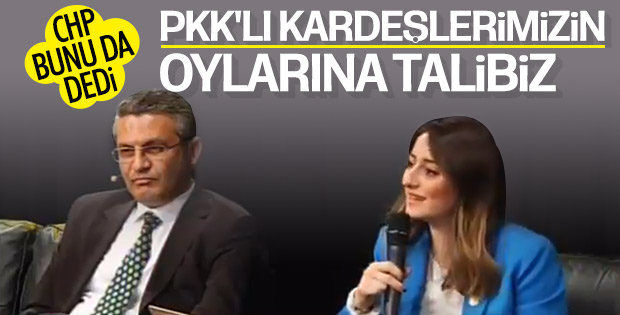 CHP'li vekil PKK'lıların oylarına talip oldu