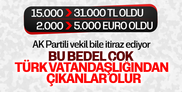 Bedelli fiyatı yurt dışındakilere fazla gelebilir