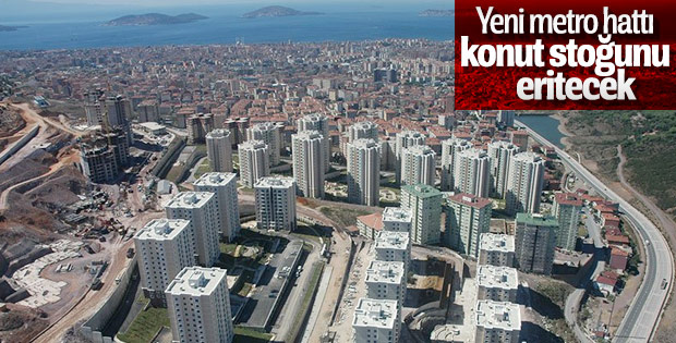 Pendik-Maltepe hattında 7 bin konut stoğu var