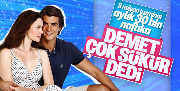 Demet Şener nafakasından memnun