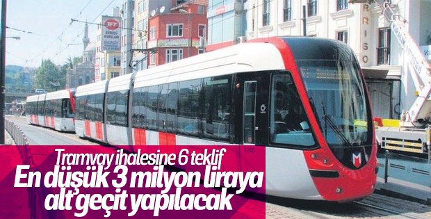 Kocaeli Kuruçeşme tramvay hattına alt geçit yapılacak